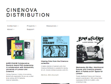 Tablet Screenshot of cinenova.org